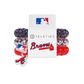 Spiral Hair Coils | Large | Atlanta Braves Hair Ties