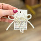 Large Pearl Bow Earrings