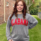Grey AL Ribbed Graphic Light Sweatshirt