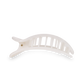 Round Flat Hair Clip | Medium | Coconut White