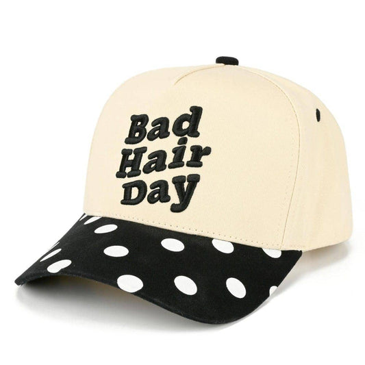 Bad Hair Day Polka Dot Trucker Hat
