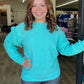 Turquoise Pearl Sweater