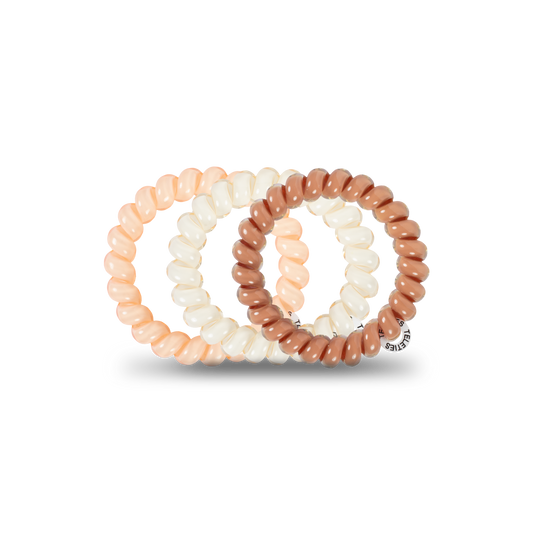 Teleties For the Love of Nudes - Large Spiral Hair Coils, Hair Ties