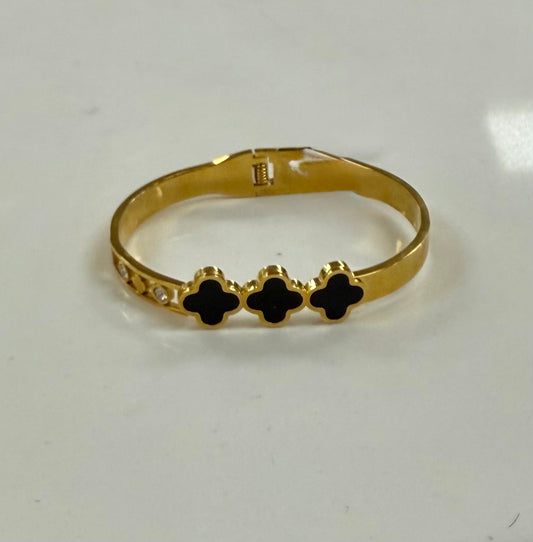 Black Clover Hinged Bracelet