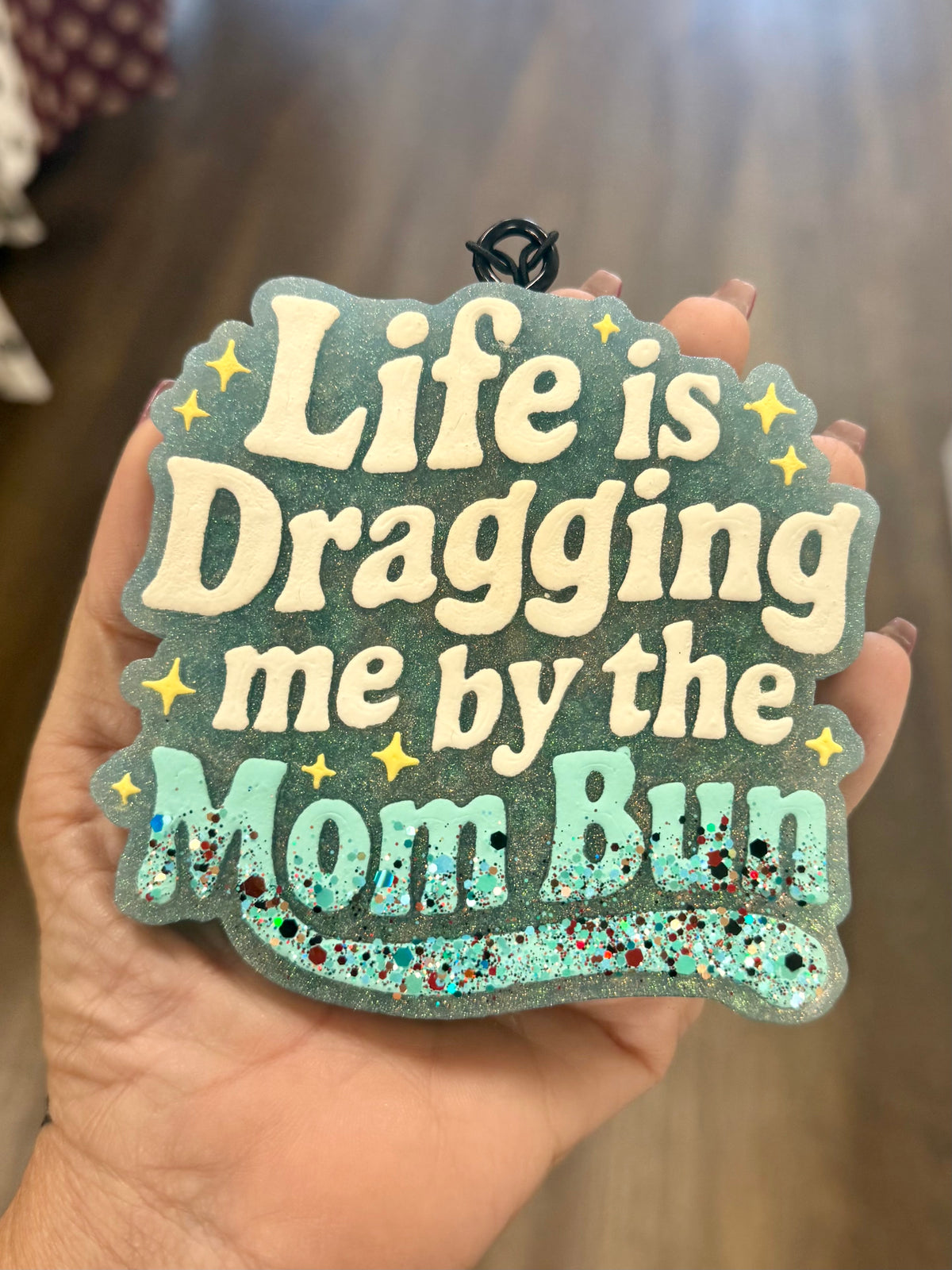 Mom Bun Car Freshie - Summer Block Party
