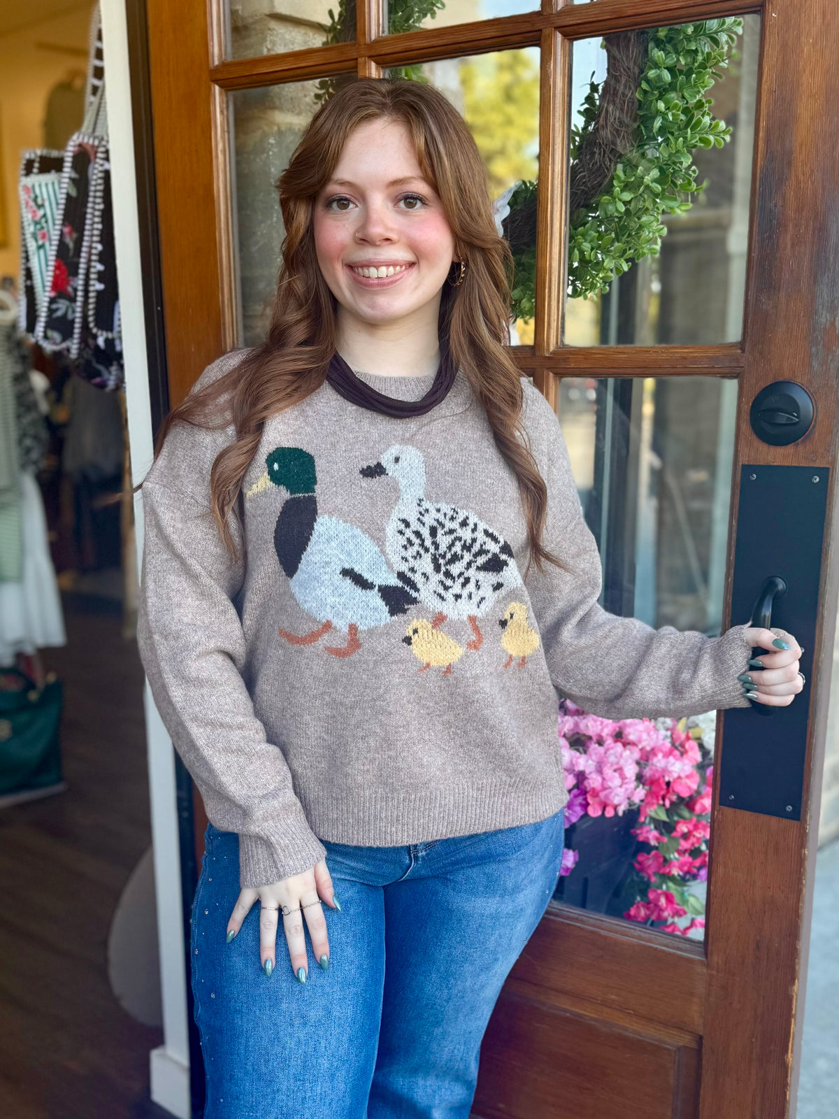 Mocha Duck Sweater
