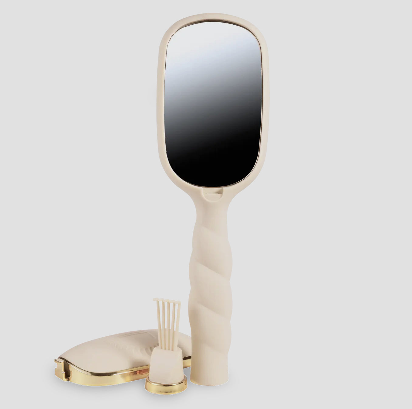 TELETIES Tan Detangler Hair Brush for Medium Hair