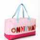 On My Way Embroidery Duffel Bag