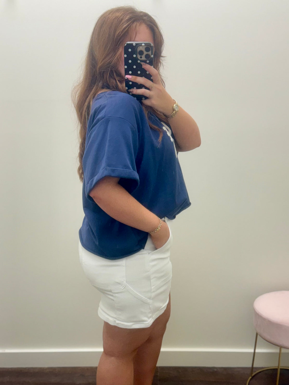 White Cargo Skirt