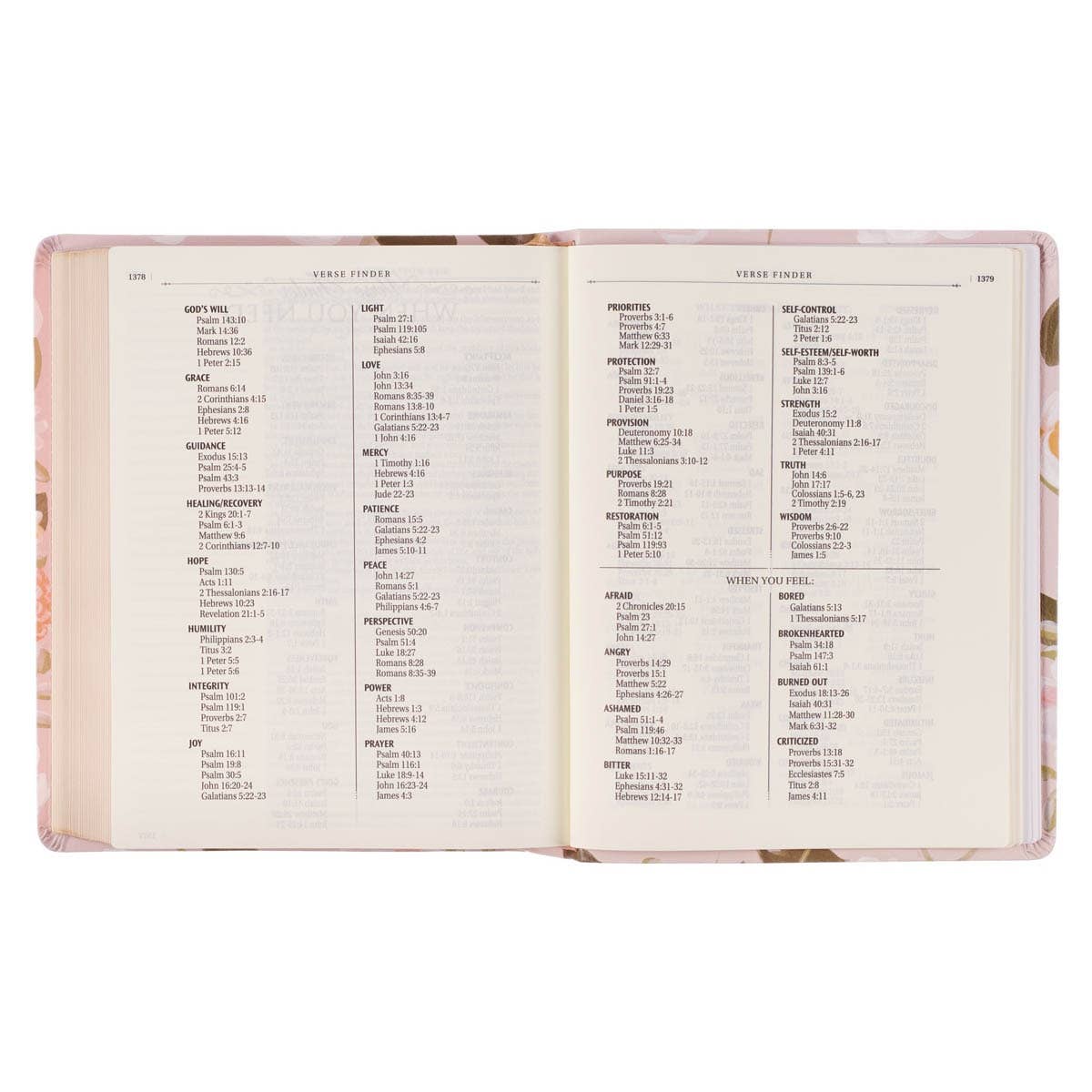 KJV Notetaking Bible Faux Leather Strength&Dignity Prov 31:25