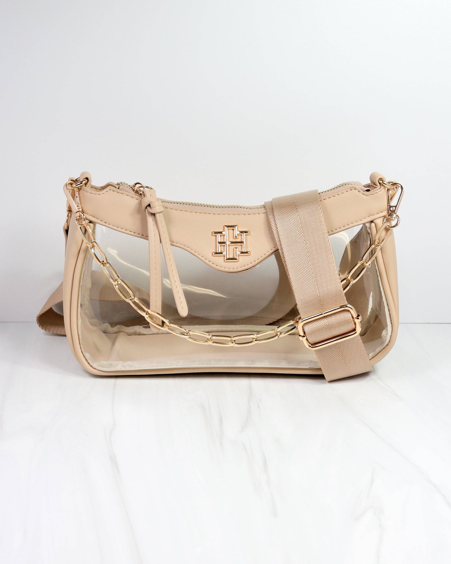 Nude Clear Cassidy Crossbody