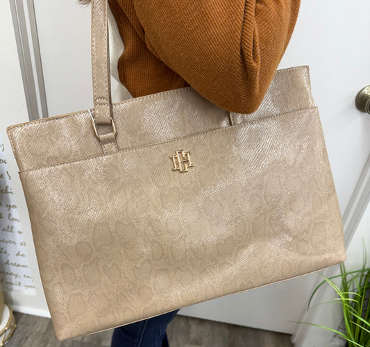 Taupe Brielle Versatile Tote