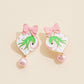 Dainty Grinch Earrings