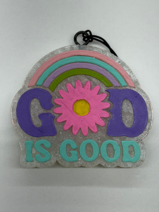 God Is Good Car Freshie - Summer Block Party
