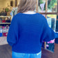 Navy Airy Dolman Sweater