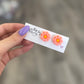 Peach Flower Studs