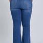 Cello Petite Plus Denim Flare Jeans