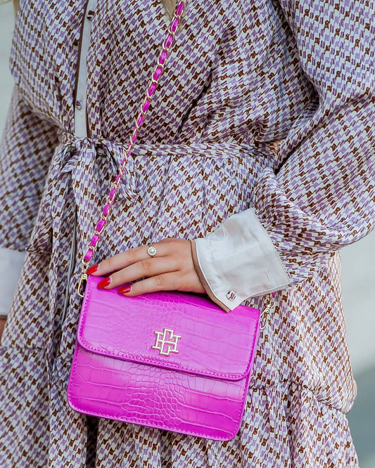 Hot Pink Evelyn Crossbody
