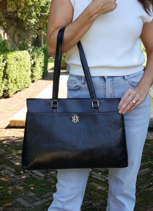 Black Lexi Versatile Tote