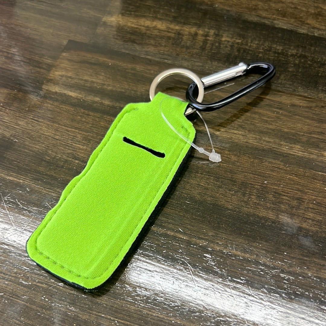 Keychain Solid Chapstick Holder