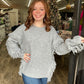 Cable Knit Sweater Pullover Top