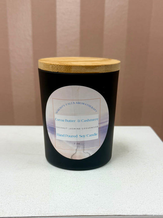 Serenity Falls Cocoa Butter & Cashmere 7oz. Candle