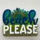 Beach Please Car Freshie - Champagne Toast