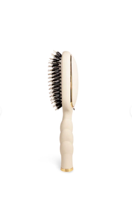 TELETIES Tan Boar Bristle Hair Brush
