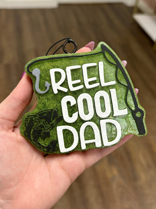 Reel Cool Dad Car Freshie - Midnight Ice