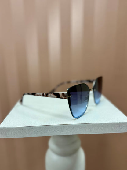 Piper Thin Large Frame Lens Sunglasses