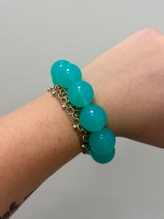 Hart Designs Aqua Bead Bracelet