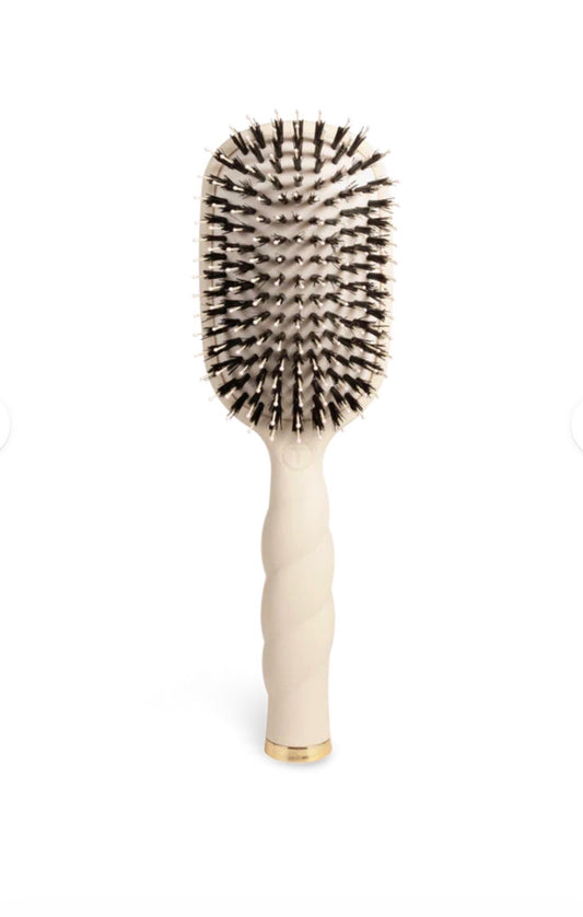 TELETIES Tan Boar Bristle Hair Brush