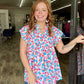Multi Color Abstract Top