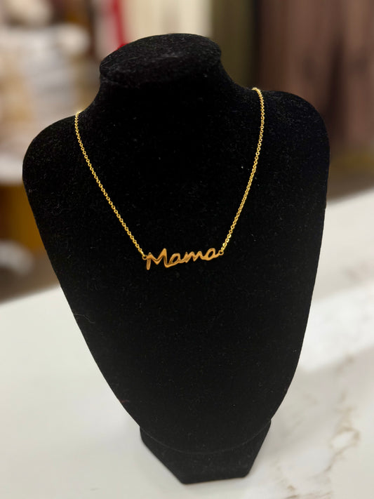 Gold Mama Necklace