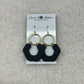 Black & Gold Dangle Earrings