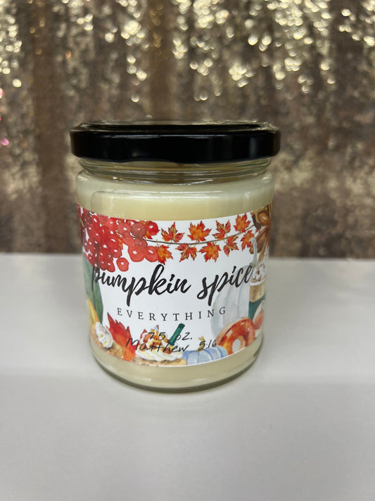 Overbrook Farm 7.5 oz. Candle-Pumpkin Spice Everything