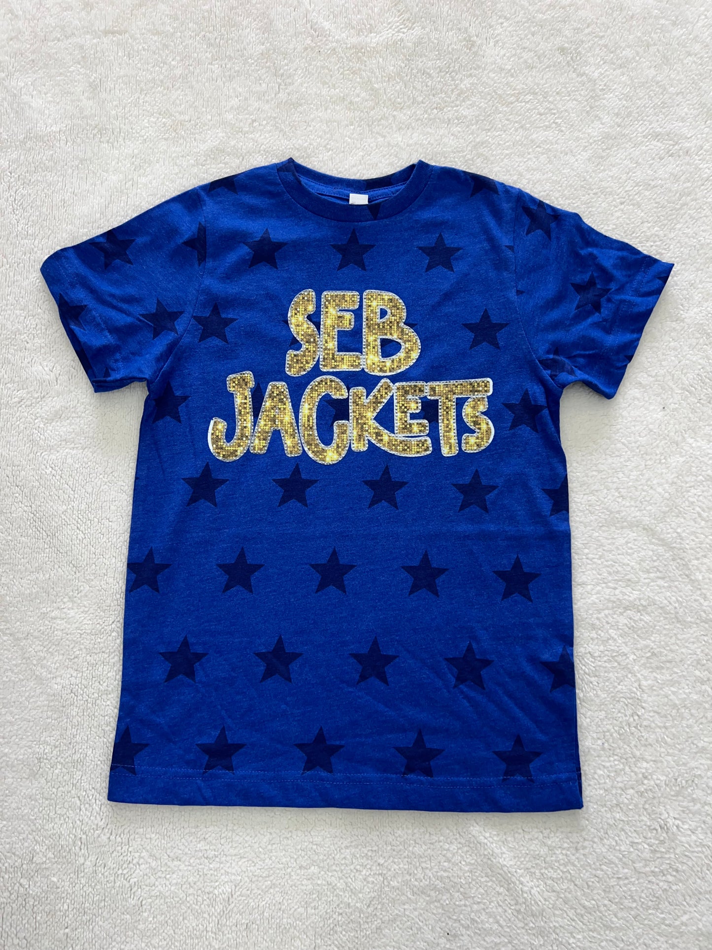 Girls Youth Sequin SEB Star Tee