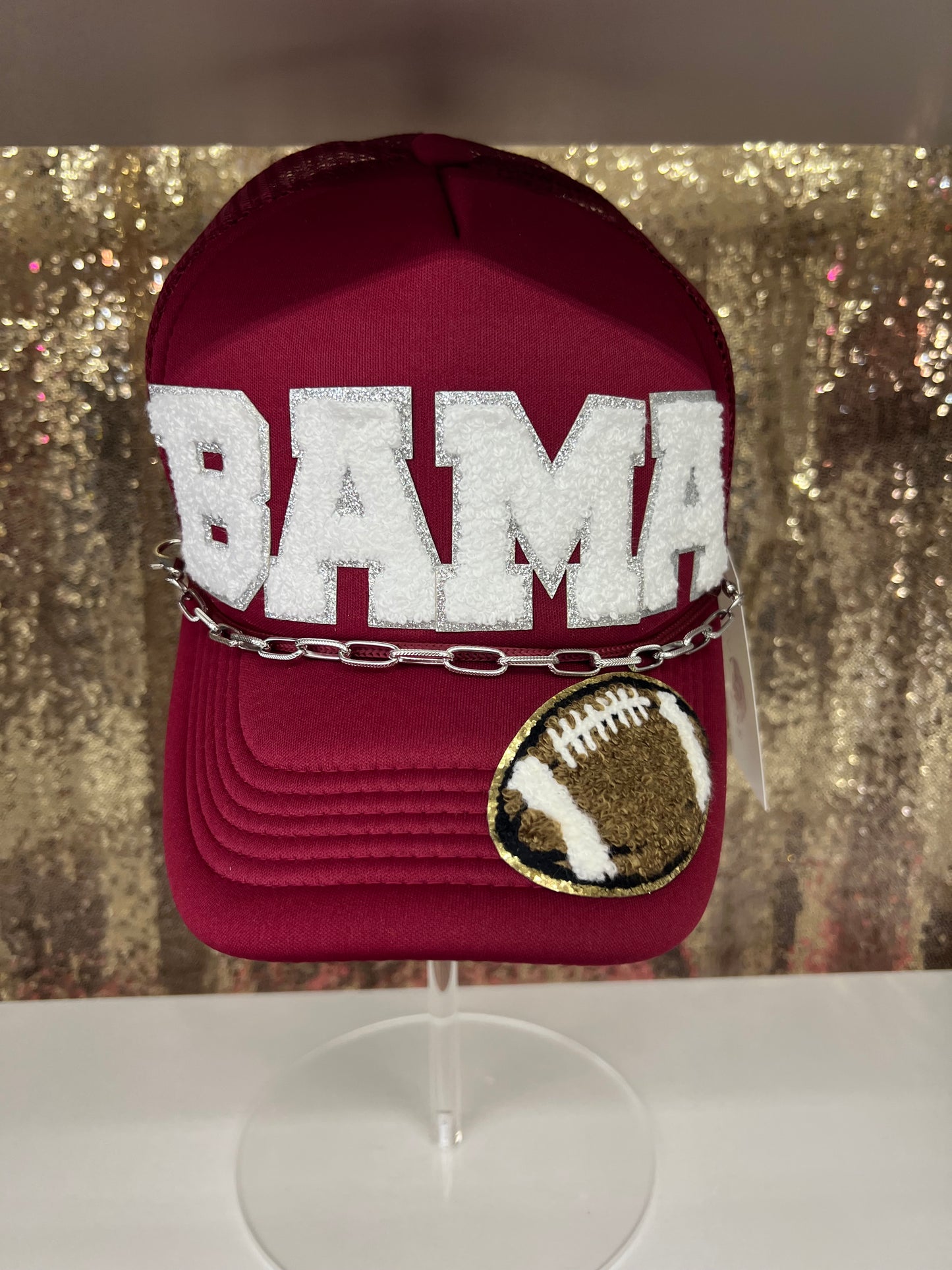 Bama Trucker Hat & Chain