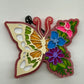 Pink Floral Butterfly Car Freshie - Diva