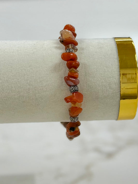 Orange Stone Bracelet