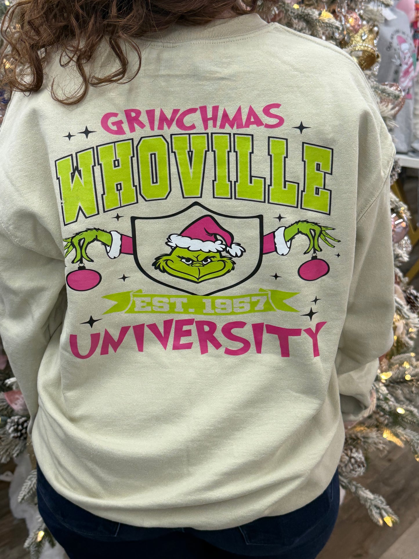 Grinch Whoville University Sweatshirt