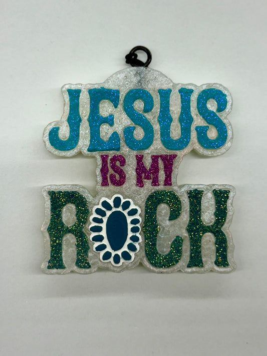 Jesus Is My Rock Car Freshie -Summer Block Party