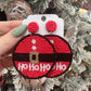 Ho Ho Ho Seed Bead Earrings