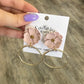 Blush Flower Gold Dangles