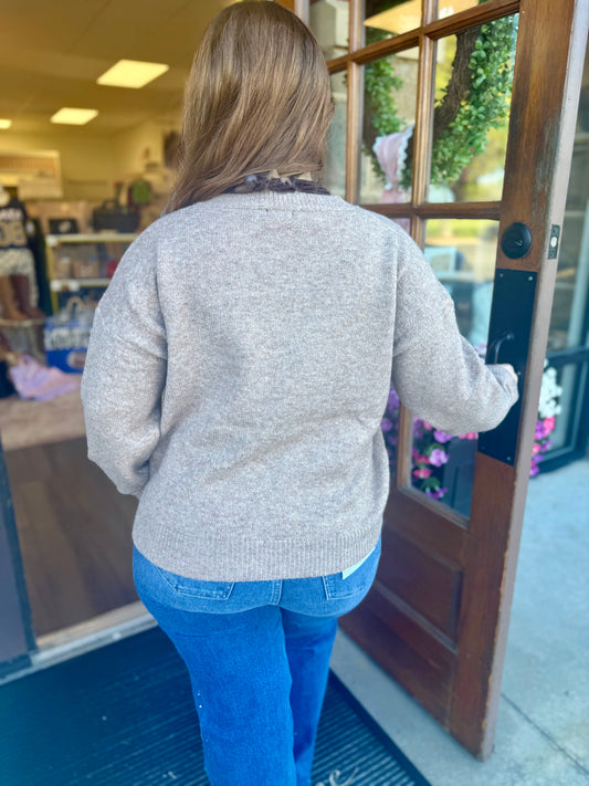 Mocha Duck Sweater