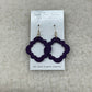 Deep Purple Dangle Earrings