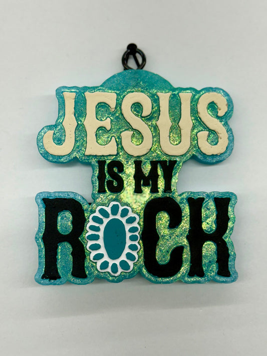 Jesus Is My Rock Car Freshie - Sweet Grace