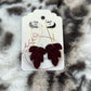 Wine Leaf Dangle Earring