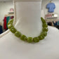 Hart Designs Square Olive Marble Bead Necklace