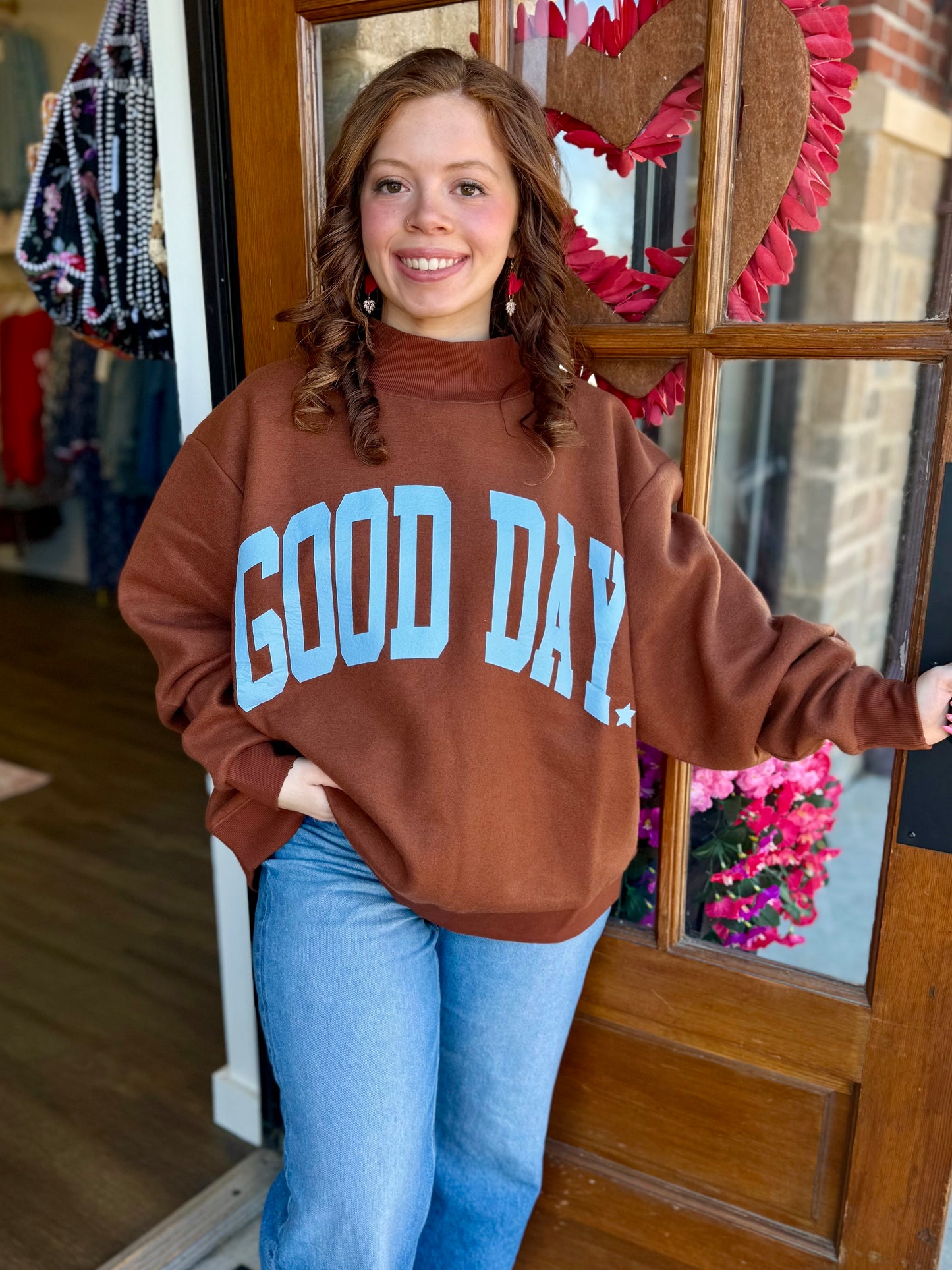 Good Day 2-Sided Mock Neck